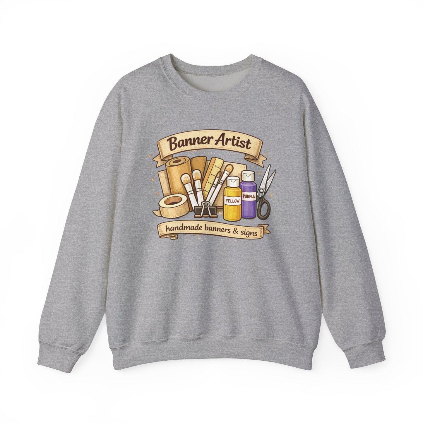 Banner Artist sweatshirt | Handmade Banners & Signs crewneck