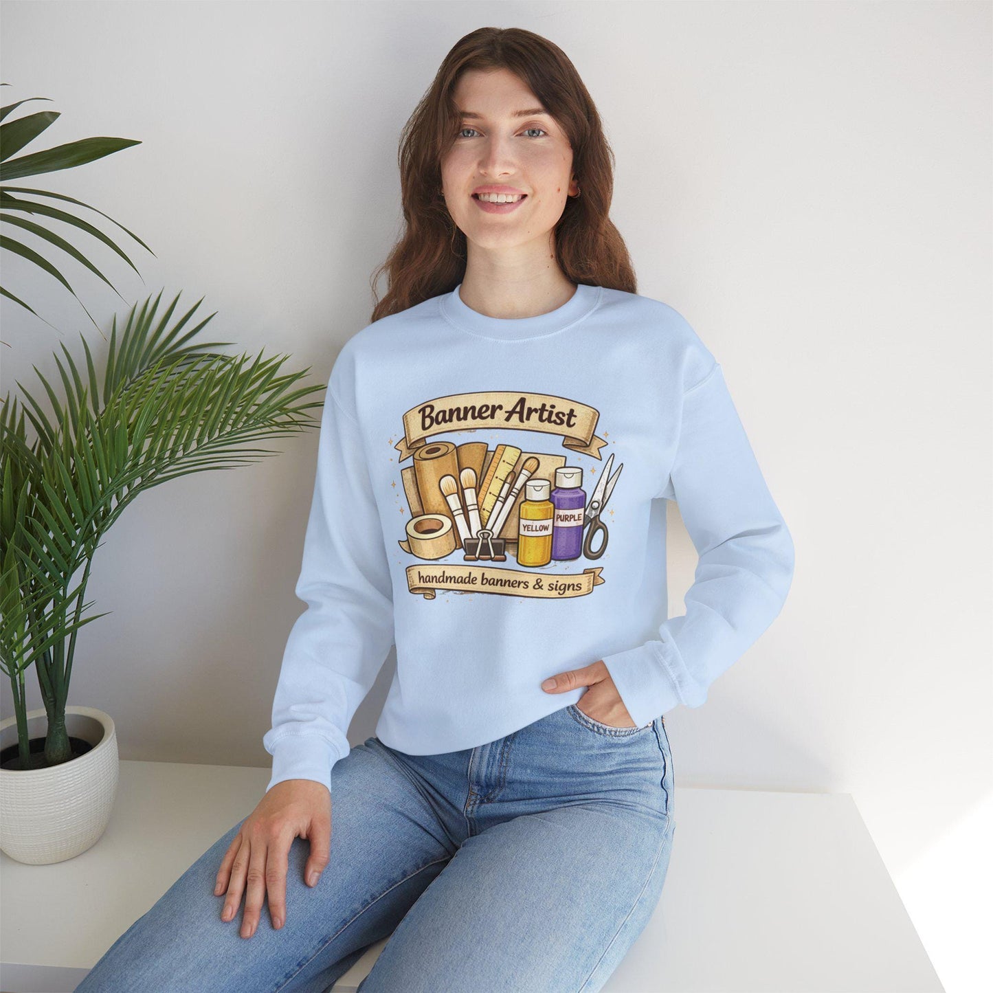 Banner Artist sweatshirt | Handmade Banners & Signs crewneck