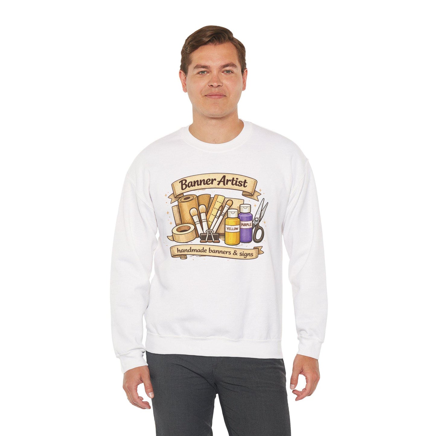 Banner Artist sweatshirt | Handmade Banners & Signs crewneck