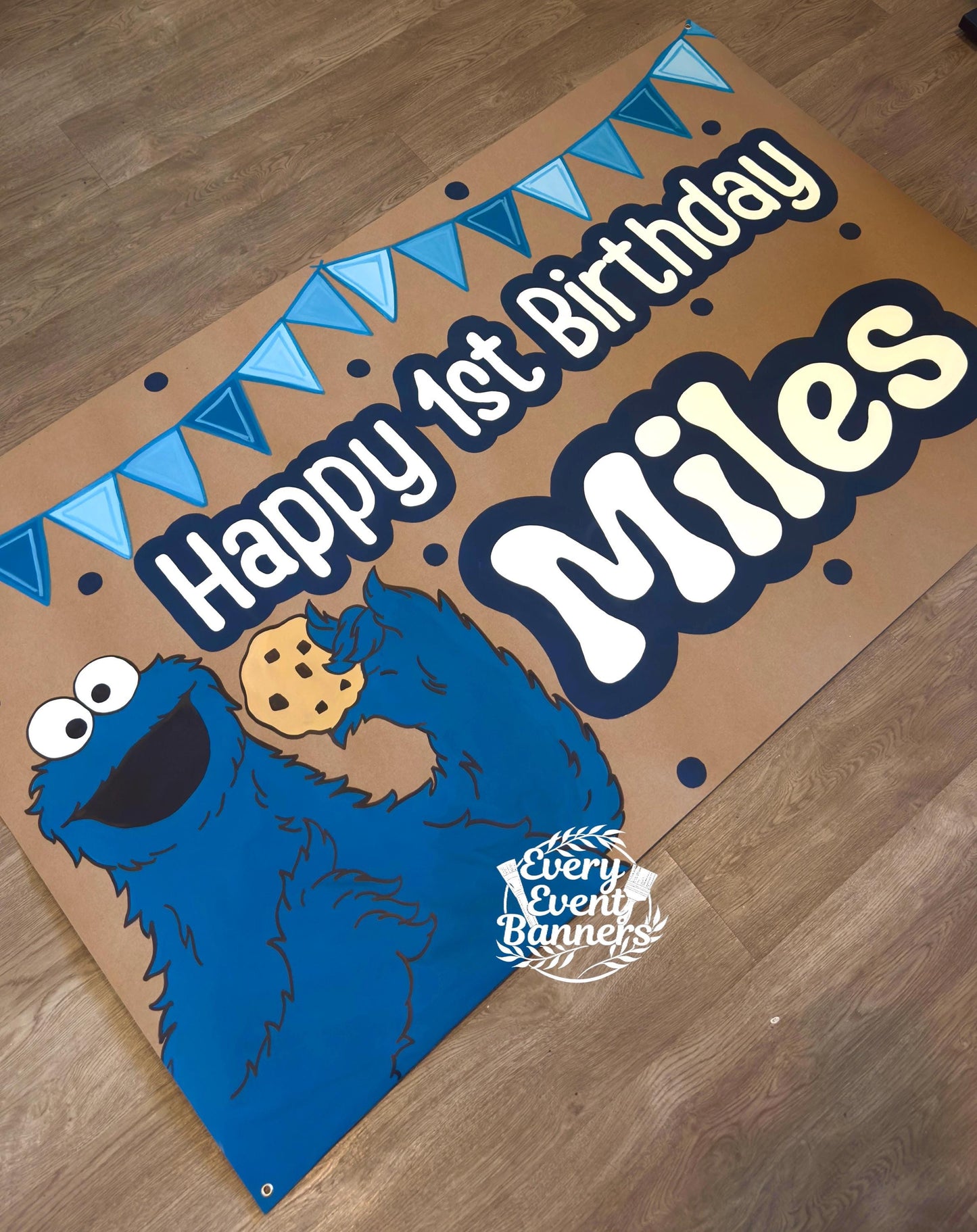 Custom Banner, Painted Butcher Paper, Personalized Party Decor, Event/Birthday/Engagement Classroom/Christmas Banner