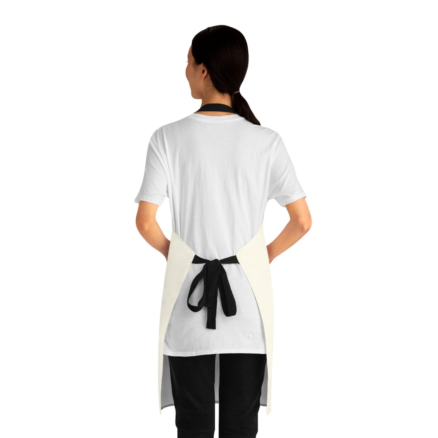 Hand Painted Only Apron | Artist Paintbrushes Palette banner Apron