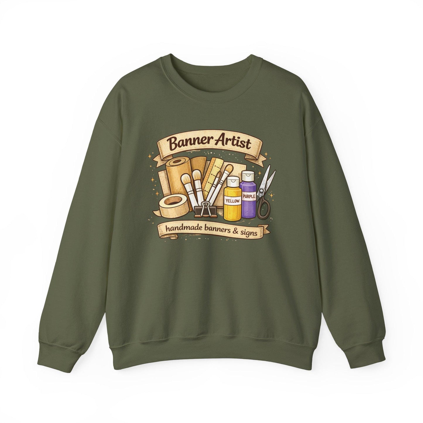 Banner Artist sweatshirt | Handmade Banners & Signs crewneck