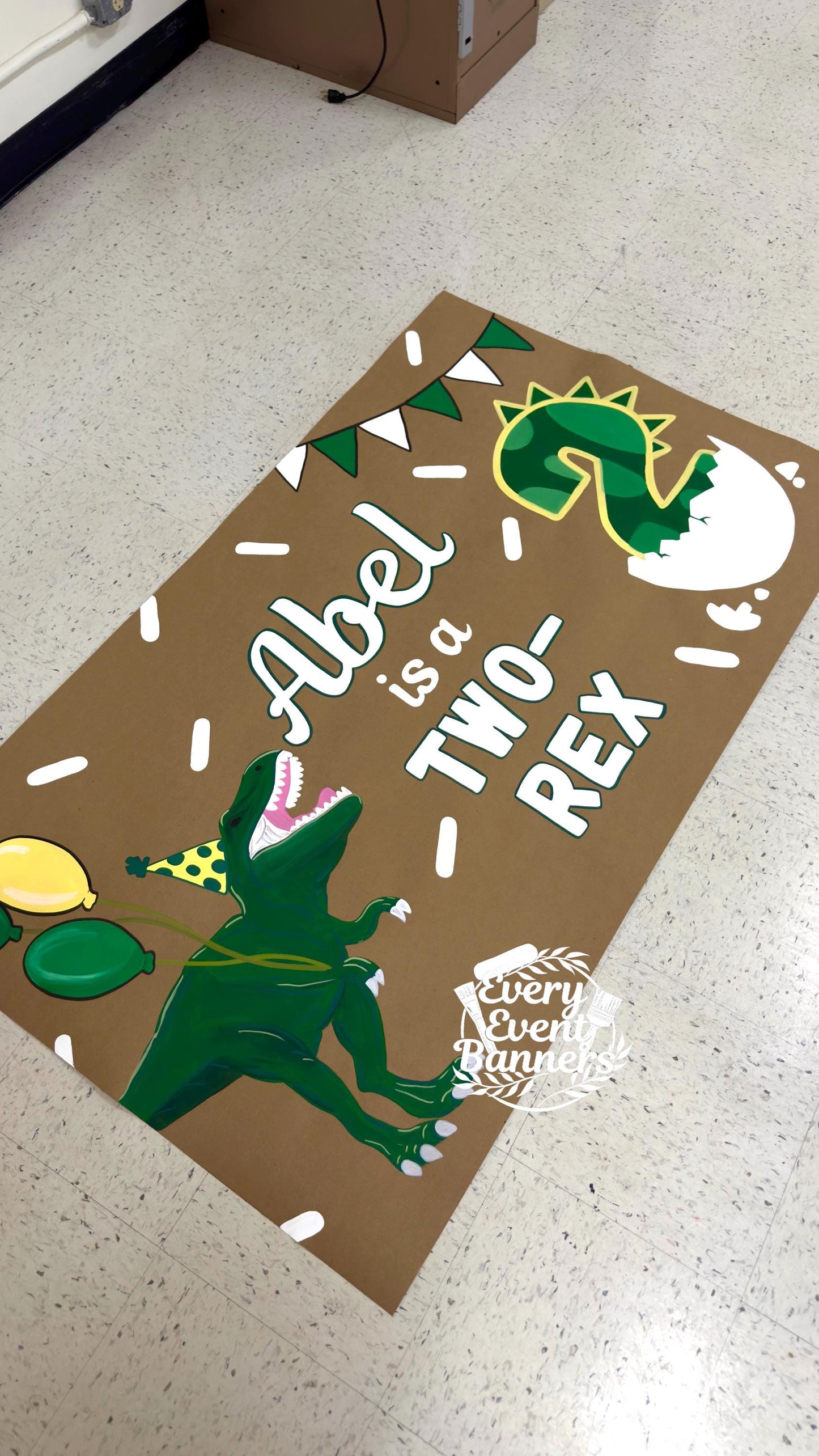 Custom Banner, Painted Butcher Paper, Personalized Party Decor, Event/Birthday/Engagement Classroom/Christmas Banner